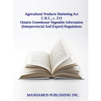 Ontario Greenhouse Vegetable Information (Interprovincial And Export) Regulations
