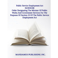 Order Designating The Minister Of Public Works And Government Services For The Purposes Of Section 23 Of The Public Service Employment Act