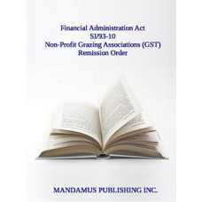Non-Profit Grazing Associations (GST) Remission Order