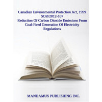 Reduction Of Carbon Dioxide Emissions From Coal-Fired Generation Of Electricity Regulations
