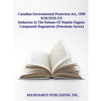 Reduction In The Release Of Volatile Organic Compounds Regulations (Petroleum Sector)