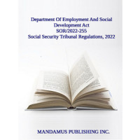 Social Security Tribunal Regulations, 2022