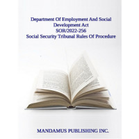 Social Security Tribunal Rules Of Procedure