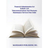 Telecommunications And Electronic Maintenance Services Fees Order