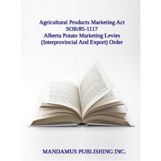 Alberta Potato Marketing Levies (Interprovincial And Export) Order