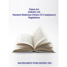 Patented Medicines (Notice Of Compliance) Regulations