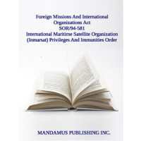International Maritime Satellite Organization (Inmarsat) Privileges And Immunities Order