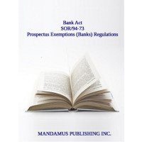 Prospectus Exemptions (Banks) Regulations