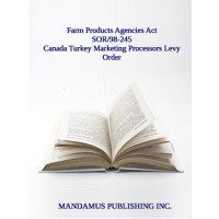 Canada Turkey Marketing Processors Levy Order