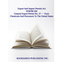 General Export Permit No. 37 — Toxic Chemicals And Precursors To The United States
