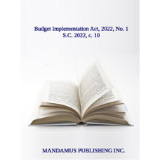 Budget Implementation Act, 2022, No. 1