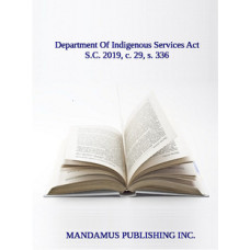 Department Of Indigenous Services Act