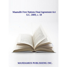 Maanulth First Nations Final Agreement Act