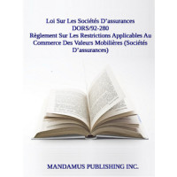 Règlement Sur Les Restrictions Applicables Au Commerce Des Valeurs Mobilières (Sociétés D’assurances)