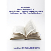 Service Providers - Standards For Business Systems And Practices And Other Prescribed Conditions