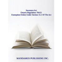 Exemption Orders Under Section 15.1 Of The Act