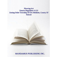 Zoning Order Township Of Oro Medonte, County Of Simcoe