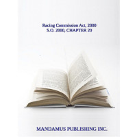 Racing Commission Act, 2000