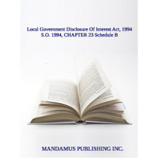 Local Government Disclosure Of Interest Act, 1994